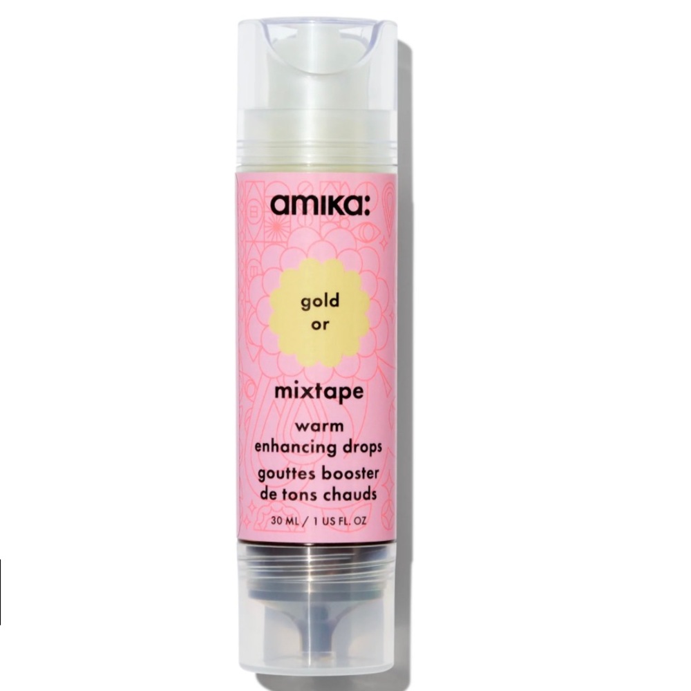 NIB Amika Mixtape Color Drops GOLD 1 oz.